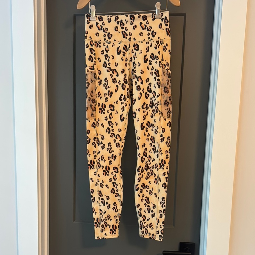 Fabletics Power Hold Leopard Print Leggings
